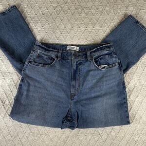 Abercrombie & Fitch The 90s Slim Straight Ultra High Rise Curve Love Jeans 31/12